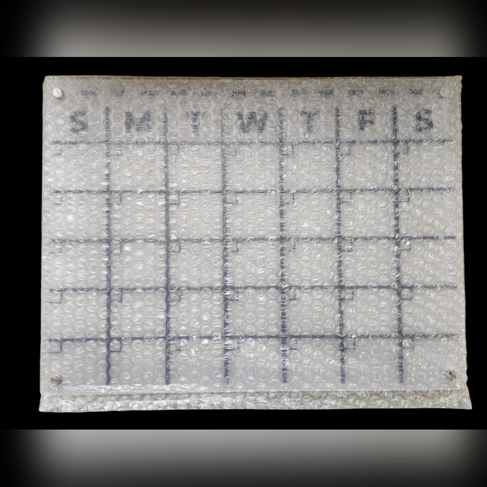 Magnetic Acrylic Calender and To Do List